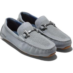 Cole Haan Men’s Grand Laser Bit Driver Driving Style Loafer(Stormy Weather Nubuck/Gum)