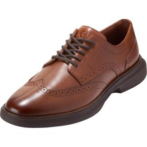 Cole Haan Men’s Grand Shadowlite Wingtip Oxford(British Tan/Java)