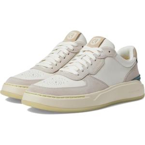 Cole Haan Men’s GrandPro Rally 2.0 Canvas Court Sneaker(Egret/Silver Lining/Fog Green)