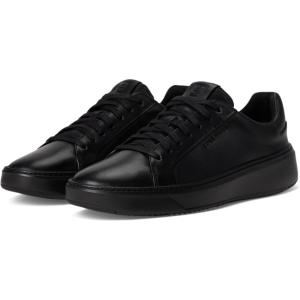 Cole Haan Men’s GrandPro Topspin Lightweight Sneaker(Black Leather/Blac)