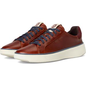 Cole Haan Men’s GrandPro Topspin Lightweight Sneaker(British Tan/Madeira/Ivory)