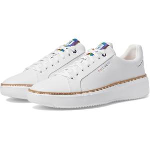 Cole Haan Men’s GrandPro Topspin Lightweight Sneaker(White/Pride Multi)