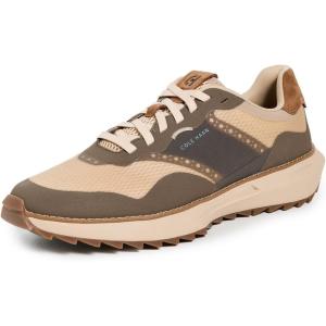 Cole Haan Men’s Grandpro Ashland Golf Sneakers(Oat/Morel)
