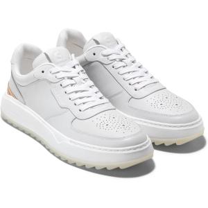 Cole Haan Men’s Grandpro Crossover Golf Sneaker(Optic White/White)