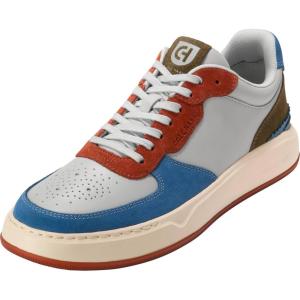 Cole Haan Men’s Grandpro Crossover Sneakers, Microchip/DK Blue, 10 Wide