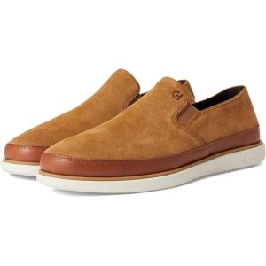 Cole Haan Men’s Grandpro Strawspoint Twin Gore Loafer(Gldn Toff Sde/Seq)