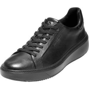 Cole Haan Men’s Grandpro Topspin Golf Sneaker(Black Leather/Blac)