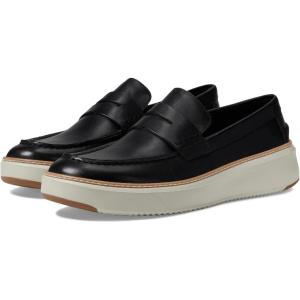 Cole Haan Men’s Grandpro Topspin Sneaker(Black and Silver Birch)