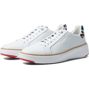 Cole Haan Men’s Grandpro Topspin Sneaker(White/Animal Print)