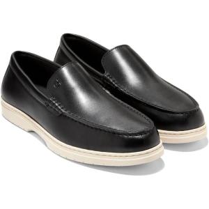 Cole Haan Men’s Greenwich Grand Venetian Loafers(Black Soft Leather)