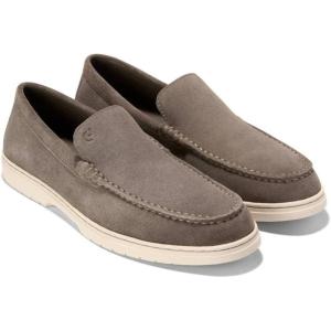 Cole Haan Men’s Greenwich Grand Venetian Loafers(Morel Suede/Ivory)