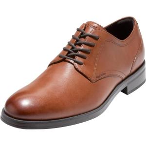 Cole Haan Men’s Newmark Grand Plain Toe Oxfords(British Tan/Dk Brn)