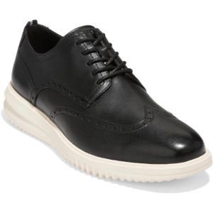 Cole Haan Men’s Original Grand Shortwing Oxford(Black/Ivory)