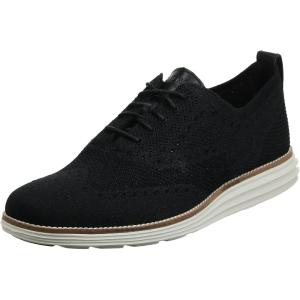 Cole Haan Men’s Originalgrand Stitchlite Wingtip(Black/Ivory)