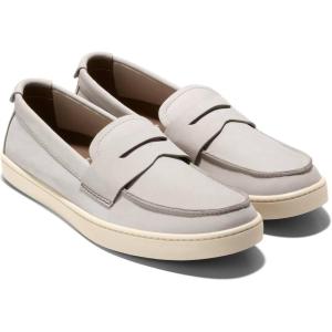 Cole Haan Men’s Pinch Weekender Penny Loafer(Silver Lining Nubuck/Angora)