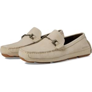 Cole Haan Men’s Wyatt Bit Driver Loafers Driving Style(Sesame Nubuck Perf/Gum)