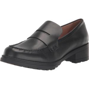 Cole Haan Women’s Camea Lug Loafers Flat(Black Ltr)