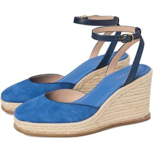 Cole Haan Women’s Cloudfeel Kyra Espadrille Wedges Pump(Dutch Blue Sde)