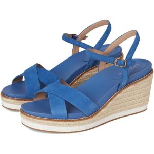 Cole Haan Women’s Cloudfeel Silvee Espadrille Wedges(Dutch Blue Suede)