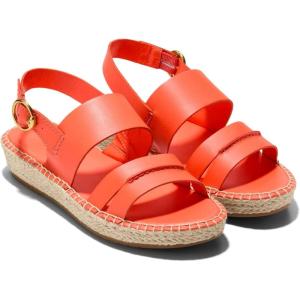 Cole Haan Women’s Cloudfeel Tilden Sandals Flat(Nasturtium Leather)