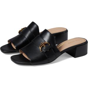 Cole Haan Women’s Crosby Slide Sandal(Black Ltr/Blk Stk)
