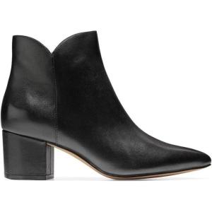 Cole Haan Women’s Elyse Bootie (60mm) Boot(Black Leather)