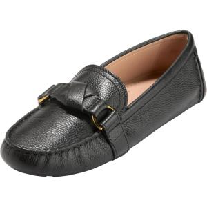 Cole Haan Women’s Emmie Knot Drivers Driving Style Loafer(Black Ltr)