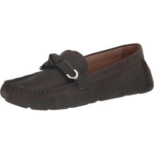 Cole Haan Women’s Evelyn Bow Driver Driving Style Loafer(Tornado Nubuck (Akuya))