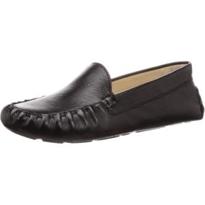 Cole Haan Women’s Evelyn Driver Driving Style Loafer(Black Leather)