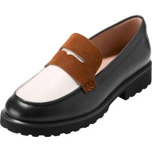 Cole Haan Women’s Gwendolyn Penny Loafers(Blck/Ivry/Tob Sde)