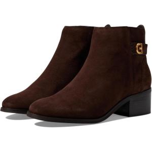 Cole Haan Women’s Holis Buckle Bootie Fashion Boot(Dk Chocolate Sde)