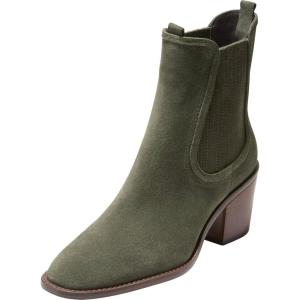 Cole Haan Women’s Janelle Chelsea Bootie Boot(Olive Night Sde)