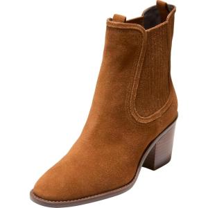 Cole Haan Women’s Janelle Chelsea Bootie Boot(Tobacco Suede)