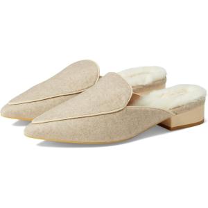 Cole Haan Women’s Lunar Harp Sport Lace Slip-On Fashion Sneaker(Angora Cashmere/Wool/Angora Princess/Natural Faux Fur)