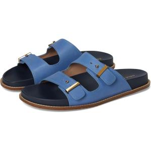 Cole Haan Women’s Marisol Footbed Sandals Flat(Dutchblue/Navy Blazer Leather)