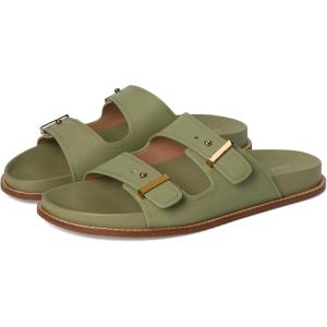 Cole Haan Women’s Marisol Footbed Sandals Flat(Oil Green Leather)