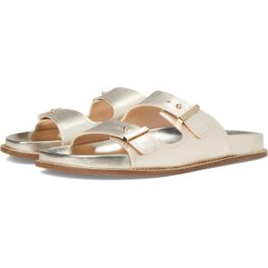 Cole Haan Women’s Marisol Footbed Sandals Flat(Soft Gold Leather)