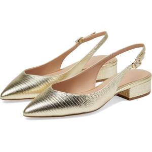 Cole Haan Women’s Mazie Slingback Flat Mary Jane(Gold Lizard Prt Lt)