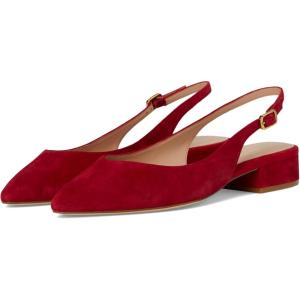 Cole Haan Women’s Mazie Slingback Flat Mary Jane(Rio Red Suede)