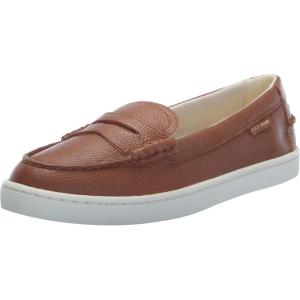 Cole Haan Women’s Nantucket Penny Loafer(Pecan Pebbled Ltr)