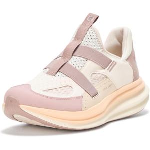 Cole Haan Women’s Originalgrand Quadstar Monk Strap Running Sneakers(Fawn/Gray/Cam Rose)