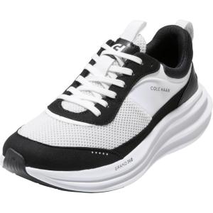 Cole Haan Women’s Originalgrand Quadstreak Runners Sneaker(White/Black/White)