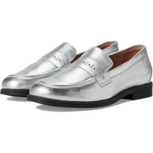 Cole Haan Women’s Stassi Embellished Loafer(Silver Ltr)