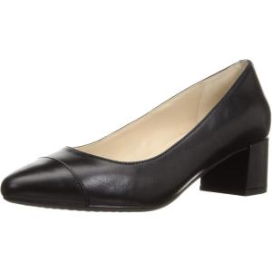 Cole Haan Women’s The Go-to Block Heel Pumps(Black Leather Wp)