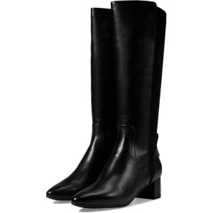 Cole Haan Women’s The Go-to Block Heel Tall Boot 45mm Fashion(Black Ltr)