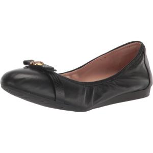 Cole Haan Womens Tova Bow Ballet(Black Ltr)