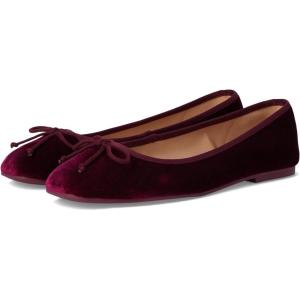Cole Haan Women’s Yara Soft Ballet Flats(Wine Velvet)