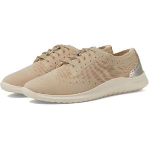 Cole Haan Women’s Zerogrand Meritt Stitchlite Oxford(Rye Knt/Gld Ltr/Iv)