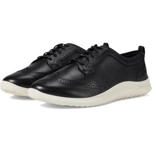 Cole Haan Women’s Zerogrand Meritt Wing Tip Oxford(Black/Ivory)