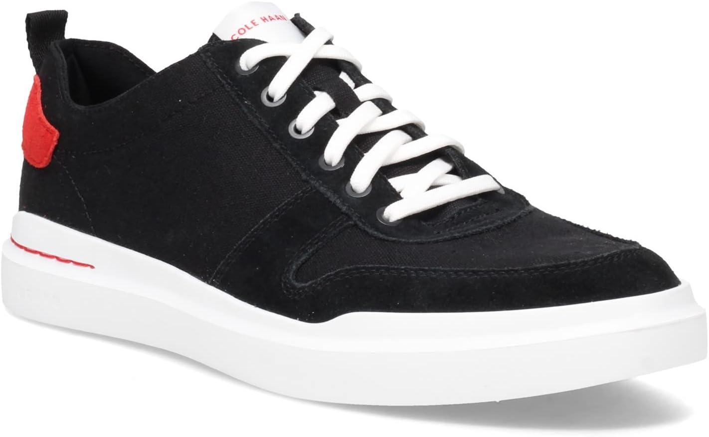 imageCole Haan Mens Grandpro Rally Canvas Court SneakersBlack CanvasSuede